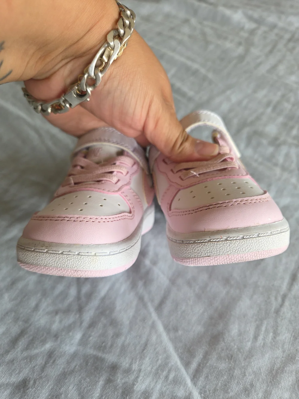 Nike | Kids Pink Court Borough Sneakers
